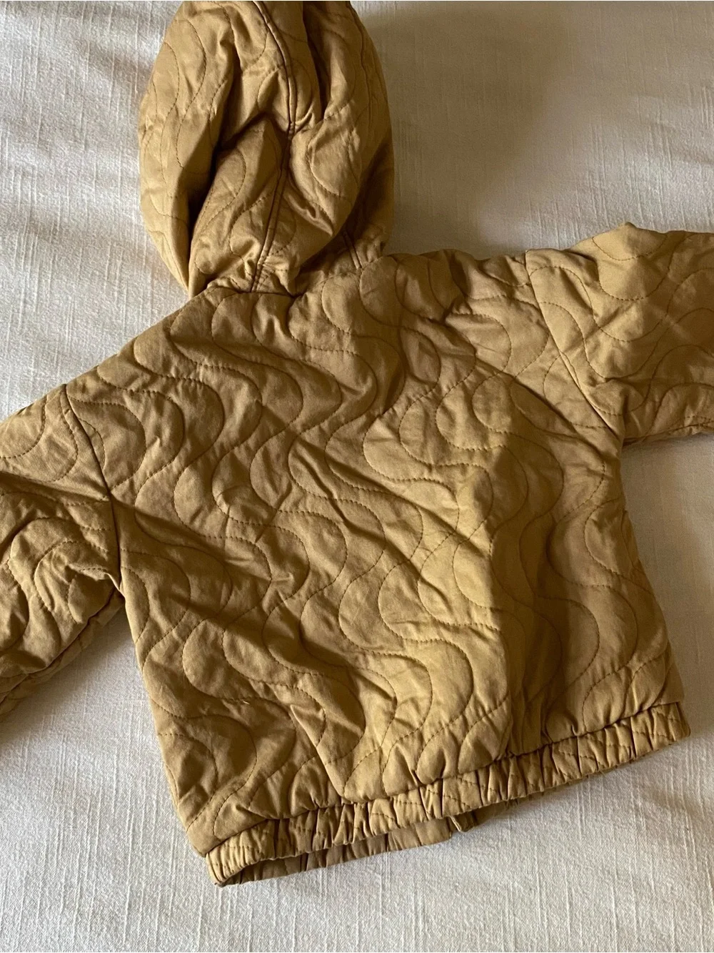 Old Navy Toddlers' Quilted Hooded Jacket - Camel